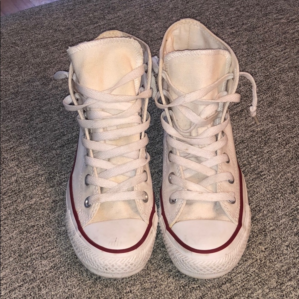 High Top White Converse